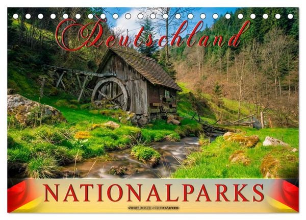 Produktbild: Deutschland - Nationalparks (Tischkalender 2026 DIN A5 quer), CALVENDO Monatskalender
