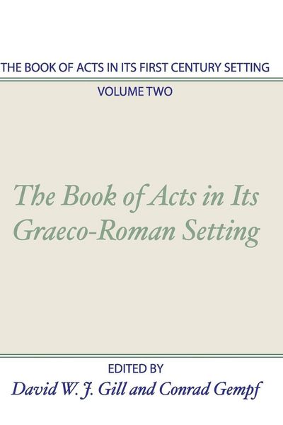 Produktbild: Book of Acts in Its First Century Setting