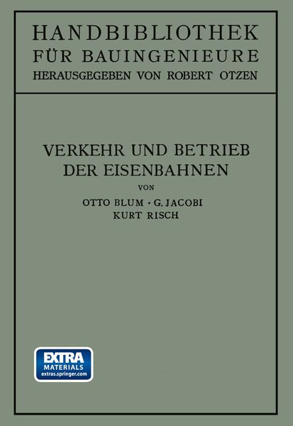 Produktbild: Verkehr und Betrieb der Eisenbahnen