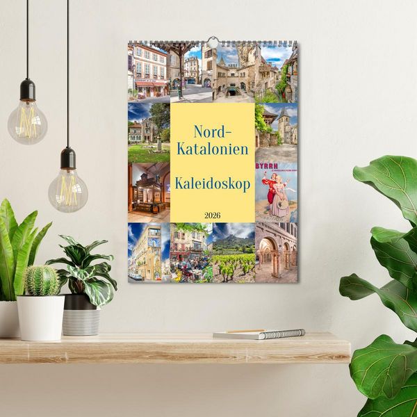 Produktbild: Nordkatalonien Kaleidoskop (Wandkalender 2026 DIN A3 hoch), CALVENDO Monatskalender