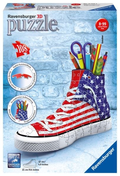 3D Puzzle Ravensburger Sneaker American Style 108 Teile