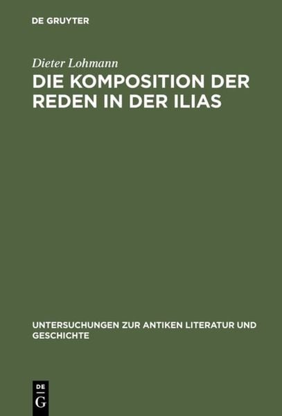 Produktbild: Die Komposition der Reden in der Ilias