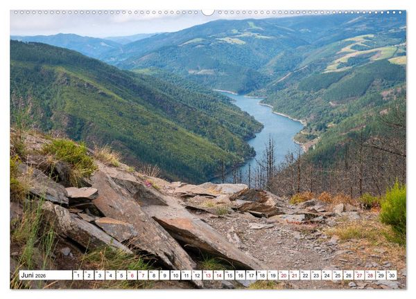 Produktbild: Unterwegs - Camino Primitivo. Zu Fu&szlig; auf der &auml;ltesten Route des Jakobsweges (Wandkalender 2026 DIN A2 quer), CALVENDO Monatskalender
