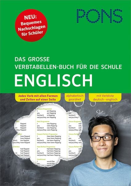 Produktbild: PONS Das gro&szlig;e Verbtabellen-Buch f&uuml;r die Schule Englisch