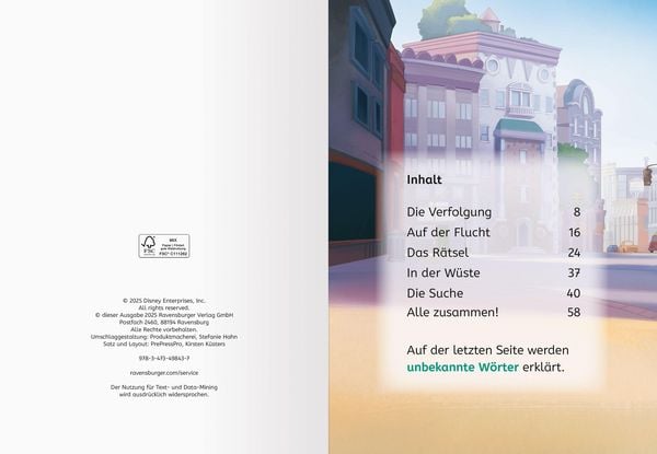 Produktbild: Disney Zoomania 2 - Das offizielle Erstlesebuch zu Film 2