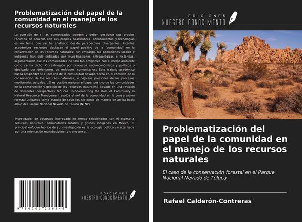 Produktbild: Problematizaci&oacute;n del papel de la comunidad en el manejo de los recursos naturales