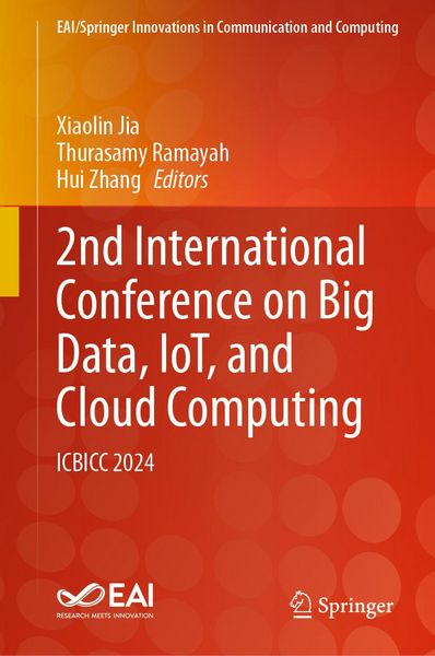 Produktbild: 2nd International Conference on Big Data, IoT, and Cloud Computing