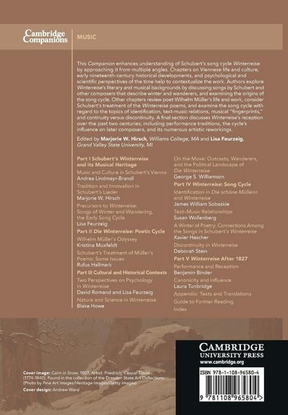 Produktbild: The Cambridge Companion to Schubert's 'Winterreise'
