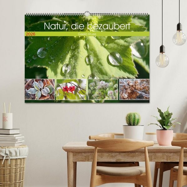 Produktbild: Natur, die bezaubert (Wandkalender 2026 DIN A2 quer), CALVENDO Monatskalender