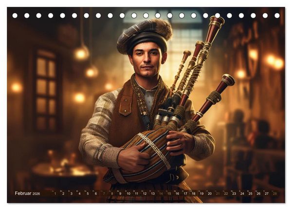 Produktbild: Musizieren einmal anders (Tischkalender 2026 DIN A5 quer), CALVENDO Monatskalender