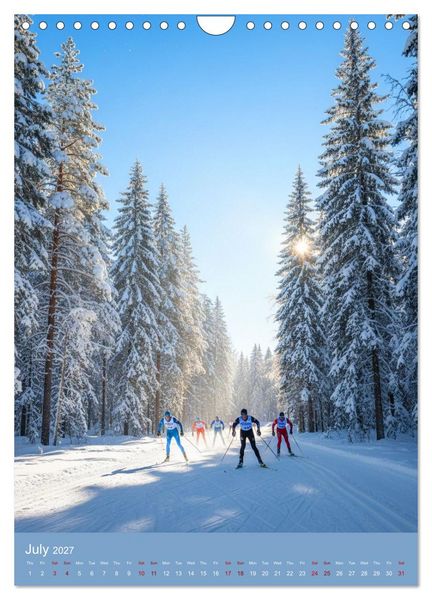 Produktbild: Snow in the Blood (Wall Calendar 2027 DIN A4 portrait), CALVENDO 12 Month Wall Calendar