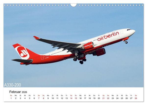 Produktbild: Flugzeuge von Airbus (Wandkalender 2026 DIN A3 quer), CALVENDO Monatskalender
