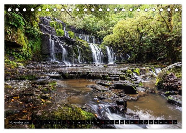 Produktbild: Neuseeland - Attraktiver S&uuml;den (Tischkalender 2026 DIN A5 quer), CALVENDO Monatskalender