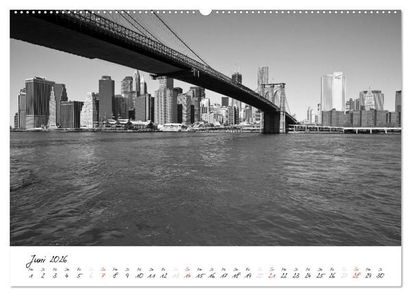 Produktbild: New York &ndash; The Big Apple (Wandkalender 2026 DIN A2 quer), CALVENDO Monatskalender