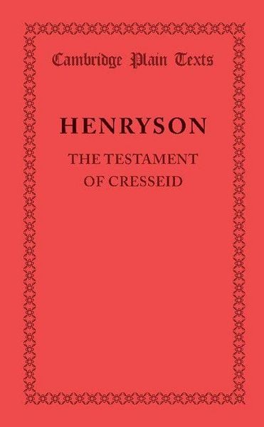 Produktbild: The Testament of Cresseid