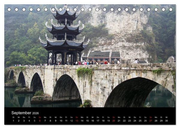 Produktbild: Impressionen aus China (Tischkalender 2026 DIN A5 quer), CALVENDO Monatskalender