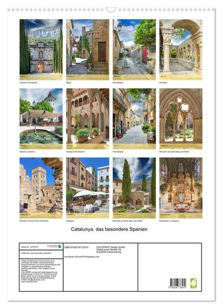 Produktbild: Catalunya, das besondere Spanien (Wandkalender 2026 DIN A2 hoch), CALVENDO Monatskalender