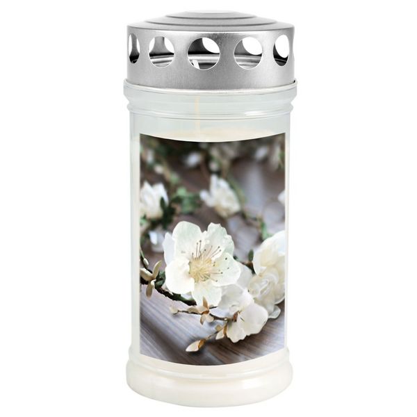 Produktbild: Gedenkkerze Pfirsichbl&uuml;te 70x170mm
