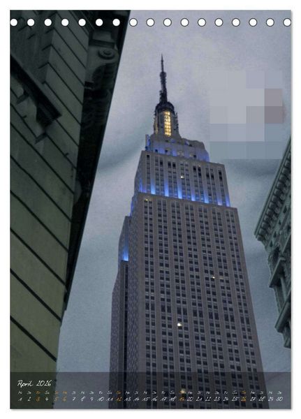 Produktbild: Big Apple Akt (Tischkalender 2026 DIN A5 hoch), CALVENDO Monatskalender