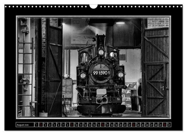 Produktbild: Unter Dampf - Mit der Pre&szlig;nitztalbahn durchs Erzgebirge (Wandkalender 2026 DIN A3 quer), CALVENDO Monatskalender
