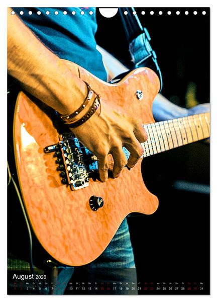 Produktbild: Rockgitarren in Concert (Wandkalender 2026 DIN A4 hoch), CALVENDO Monatskalender