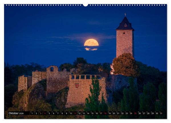 Produktbild: Halle-Luna - Monds&uuml;chtig in Halle-Saale (hochwertiger Premium Wandkalender 2026 DIN A2 quer), Kunstdruck in Hochglanz