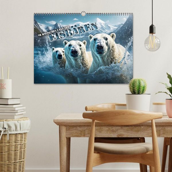 Produktbild: Im magischen Land der Eisb&auml;ren (Wandkalender 2026 DIN A3 quer), CALVENDO Monatskalender