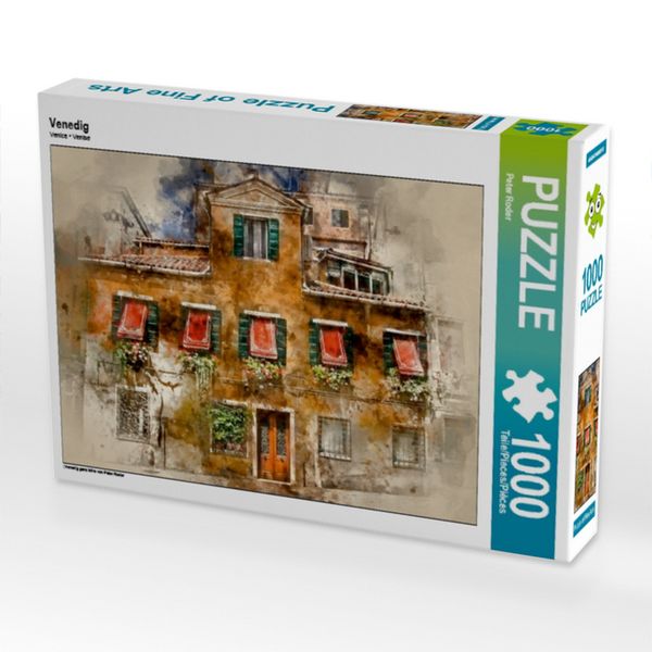 CALVENDO Puzzle Venedig | 1000 Teile Lege-Größe 64x48cm Foto-Puzzle für glückliche Stunden