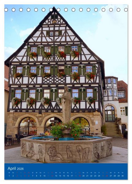 Produktbild: Pfullingen ... meine Stadt (Tischkalender 2026 DIN A5 hoch), CALVENDO Monatskalender