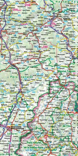 Produktbild: MoTourMaps Belgien - Luxemburg Auto- und Motorradkarte 1:300.000