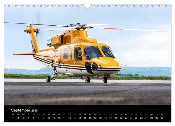 Produktbild: Helicopter 2026 (Wandkalender 2026 DIN A3 quer), CALVENDO Monatskalender