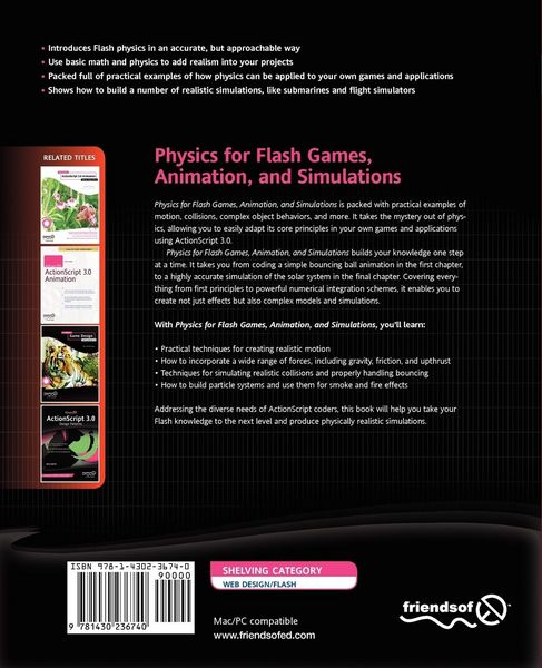 Produktbild: Physics for Flash Games, Animation, and Simulations