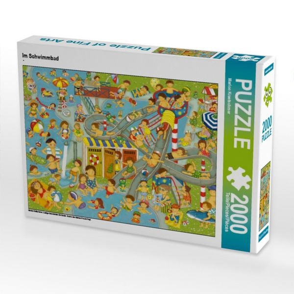 CALVENDO Puzzle Im Schwimmbad | 2000 Teile Lege-Größe 90x67cm Foto-Puzzle für glückliche Stunden