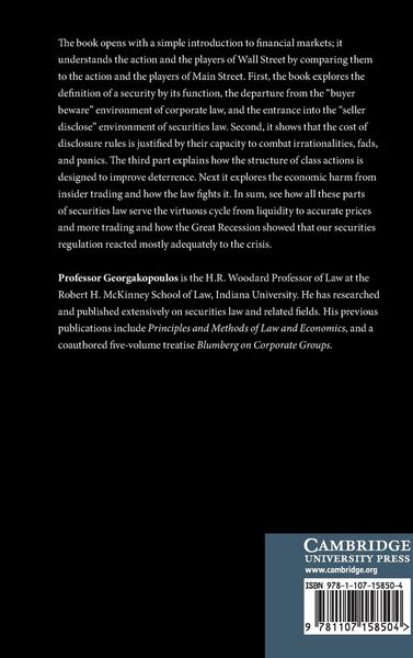 Produktbild: The Logic of Securities Law