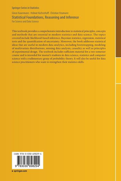 Produktbild: Statistical Foundations, Reasoning and Inference