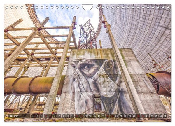 Produktbild: Tschernobyl - Prypjat - Die radioaktive Geisterstadt (Wandkalender 2026 DIN A4 quer), CALVENDO Monatskalender