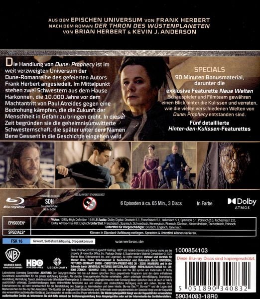 Produktbild: Dune: Prophecy - Staffel 1 [3 BRs]
