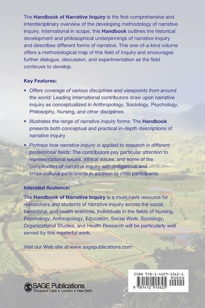 Produktbild: Handbook of Narrative Inquiry