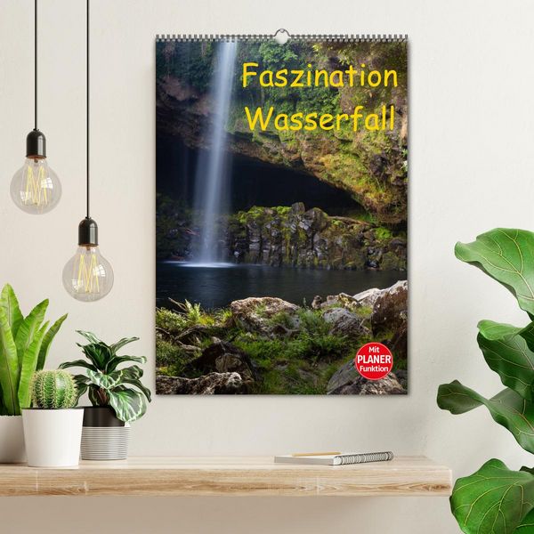 Produktbild: Faszination Wasserfall (Wandkalender 2026 DIN A2 hoch), CALVENDO Monatskalender