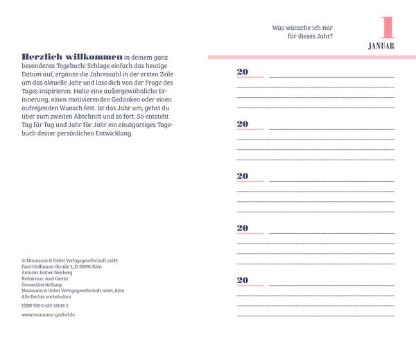 Produktbild: 5 Jahre - Mein Tagebuch mit 365 Fragen