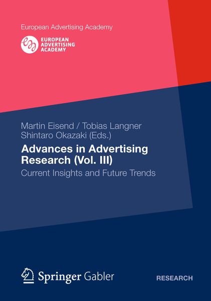 Produktbild: Advances in Advertising Research (Vol. III)