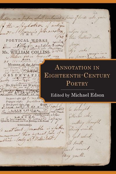 Produktbild: Annotation in Eighteenth-Century Poetry