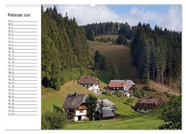 Produktbild: S&uuml;dschwarzwald - Impressionen (Wandkalender 2026 DIN A2 quer), CALVENDO Monatskalender