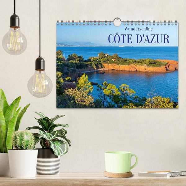 Produktbild: Wundersch&ouml;ne C&ocirc;te d'Azur (Wandkalender 2026 DIN A4 quer), CALVENDO Monatskalender