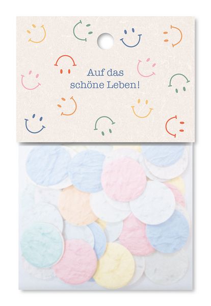 Produktbild: Blumenkonfetti Auf das sch&ouml;ne Leben!