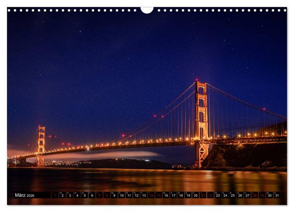 Produktbild: San Francisco Moments (Wandkalender 2026 DIN A3 quer), CALVENDO Monatskalender