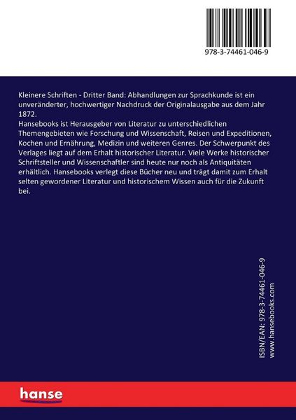 Produktbild: Kleinere Schriften