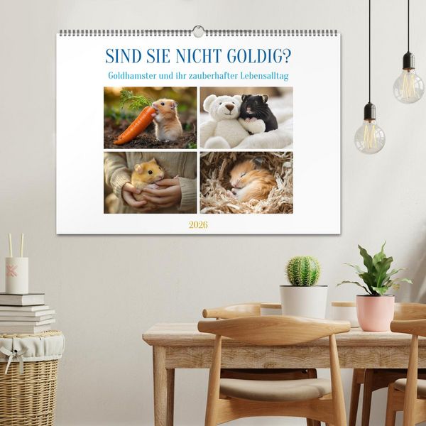 Produktbild: Sind sie nicht goldig? (Wandkalender 2026 DIN A2 quer), CALVENDO Monatskalender