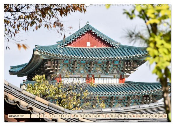 Produktbild: S&uuml;dkoreas Herbstf&auml;rbung (Wandkalender 2026 DIN A2 quer), CALVENDO Monatskalender