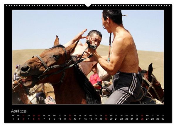 Produktbild: Unbekanntes Kirgistan (Wandkalender 2026 DIN A2 quer), CALVENDO Monatskalender